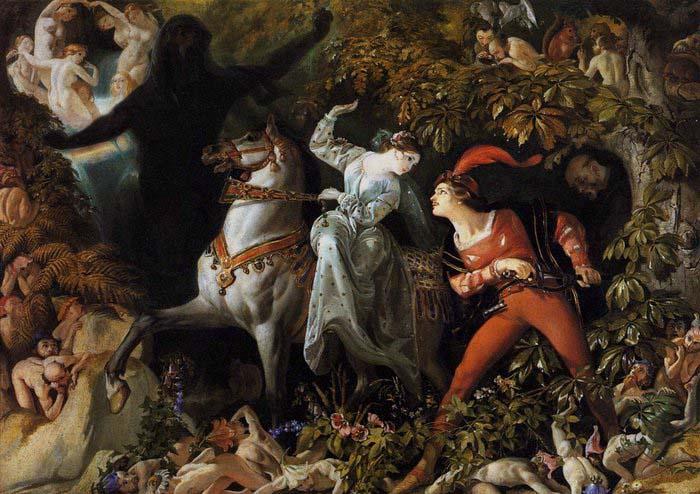 Maclise, Daniel A Scene from oil painting image